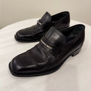 Bally Black Leather Loafers